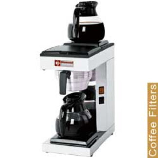 Coffee percolating machine - 1 group + 2 heating plates