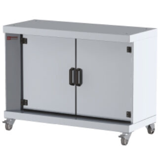 Cupboard with wheels
