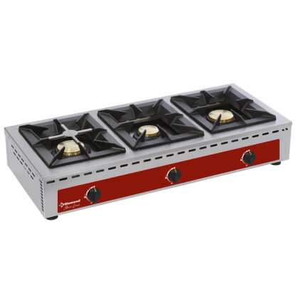 Table range - 3 branders (7+5+7 kW)