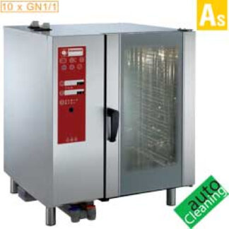 Gas oven boiler steam and convection 10x GN 1/1+ Cleaning