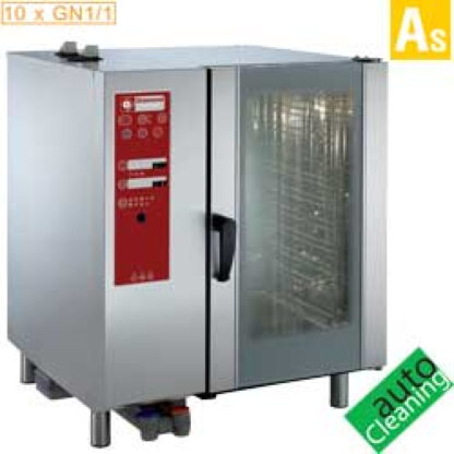 Gas oven boiler steam and convection 10x GN 1/1+ Cleaning
