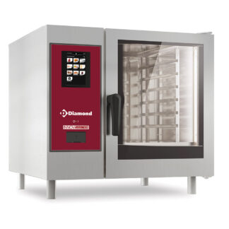 Electric oven "TOUCH" boiler steam and convection 6xGN1/1+ Cleaning