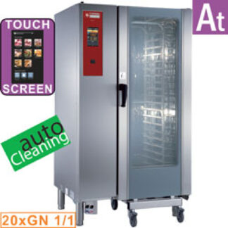 Gas oven "TOUCH" boiler steam and convection 20xGN1/1+ Cleaning