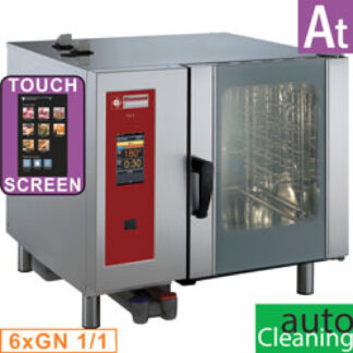 Electric oven "TOUCH" boiler steam and convection 6xGN1/1+ Cleaning