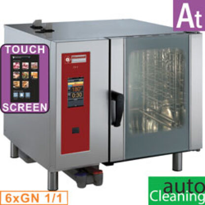 Electric oven "TOUCH" boiler steam and convection 6xGN1/1+ Cleaning