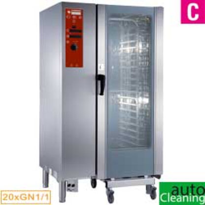 Gas oven direct steam and convection 20x GN1/1 + Cleaning - AGA