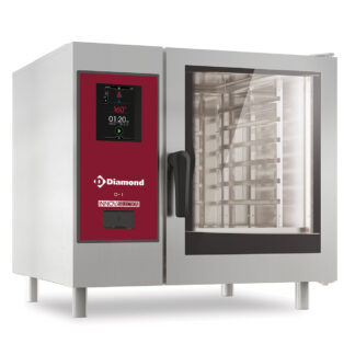 Electric oven  "TOUCH" direct steam and convection 6x GN 1/1 + Cleaning