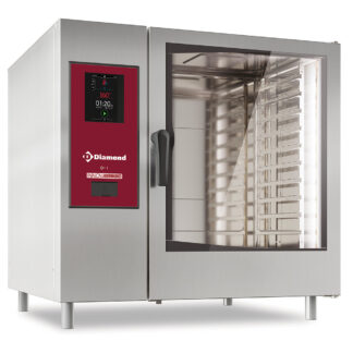 Electric oven "TOUCH" direct steam and convection 12xGN2/1+ Cleaning