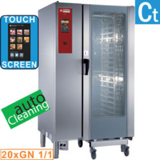 Gas oven "TOUCH" boiler steam and convection 20xGN1/1+ Cleaning - AGA