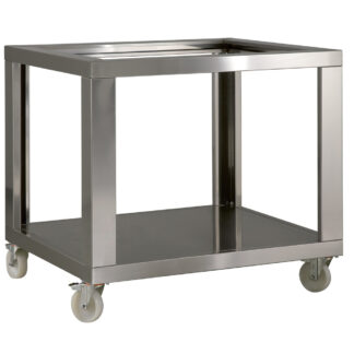Imitation Stainless steel support for GL9/33, wheels, 2 with brakes