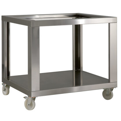 Imitation Stainless steel support for GL9/33, wheels, 2 with brakes