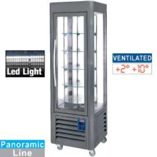 Panoramic display, 5 rotating plates, 360 LT, Anthracite