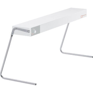 Lateral supports for heated bridge