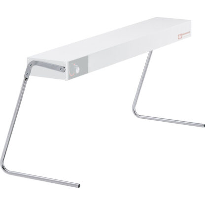 Lateral supports for heated bridge