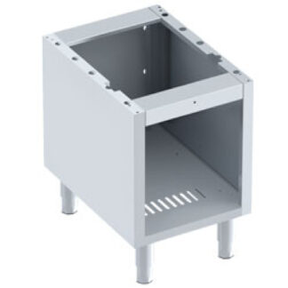 Open undercarriage for grill, 1/2 module