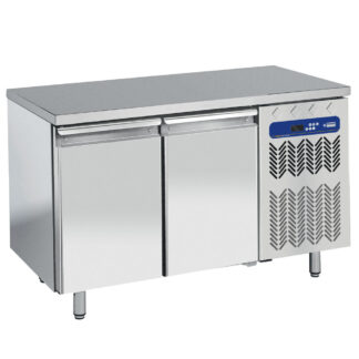 Refrigerated table, ventilated, 2 doors EN 600x400