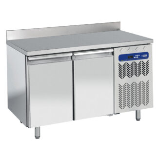 Wall refrigerated table, ventilated, 2 doors EN 600x400, 345 liters