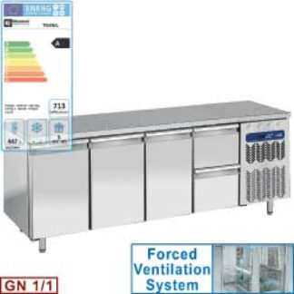 Refrigerated table set