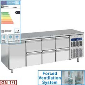Refrigerated table set