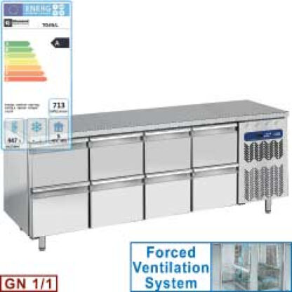Refrigerated table set