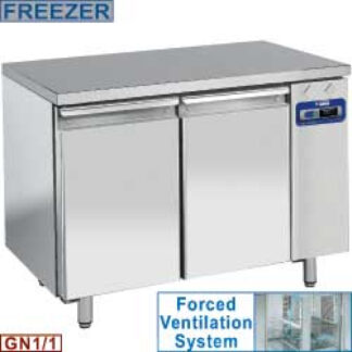 Freezing table, ventilated, 2 doors GN 1/1, (without group)