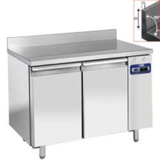 Wall refrigerated table, ventilated, 2 doors GN 1/1, 260 liters (without group)