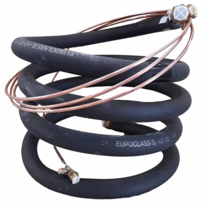 Option : Pre-charged tubes and electric cable
