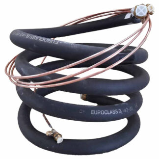 Option :  Pre-charged tubes and electric cable