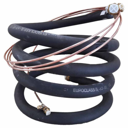 Option :  Pre-charged tubes and electric cable