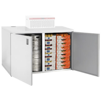 Storage cabinet, 1000 liters, 2 doors (without unit)