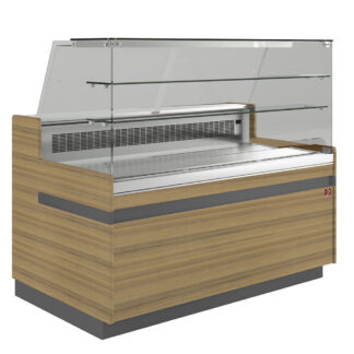 Display counter EN & GN, high window, ventilated, without storage space
