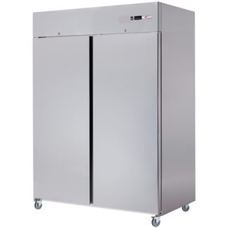 Armoire frigorifique ventil?e 1400 Lit. 2 portes GN 2/1, sur roues