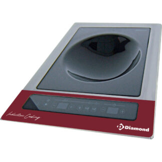 Induction plate "built-in wok"  6 kW-TRI, tactile keys